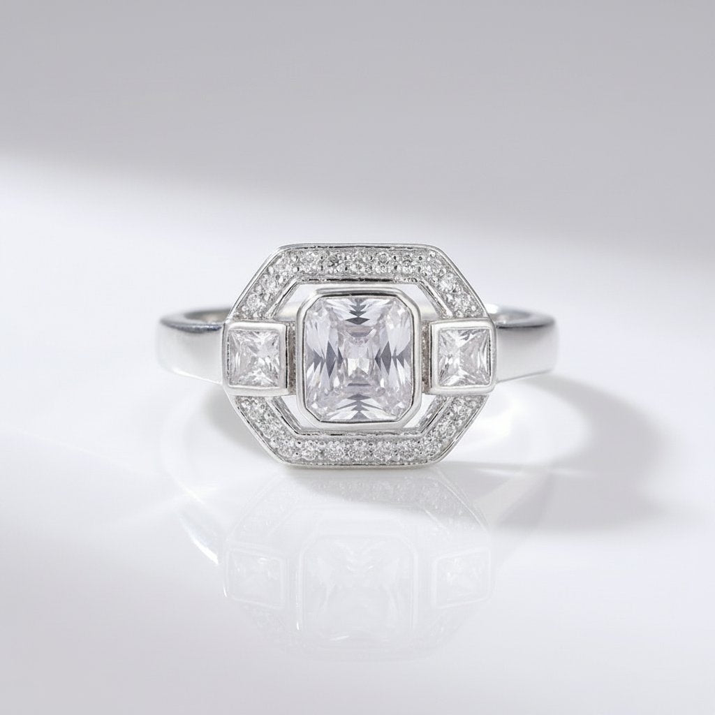 Zelie-diamanten ring
