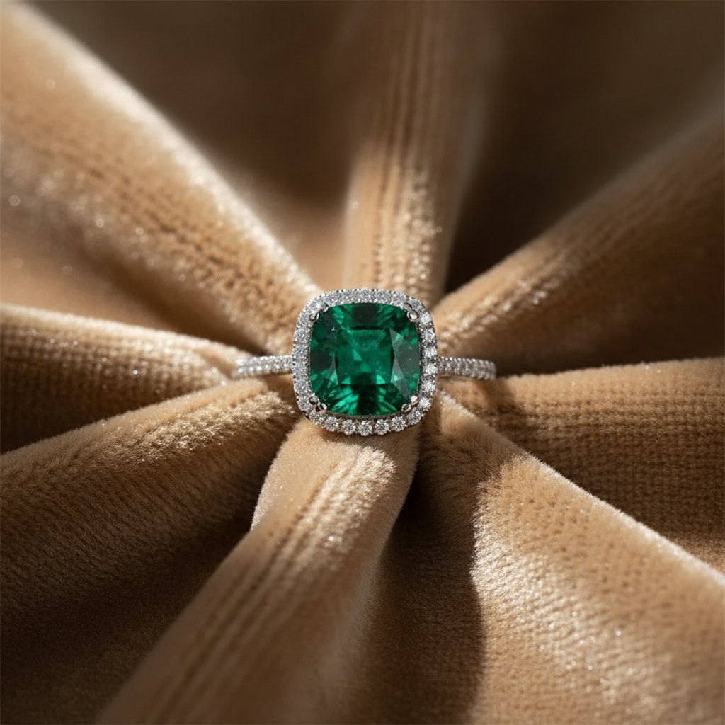 Tindra Emerald Ring