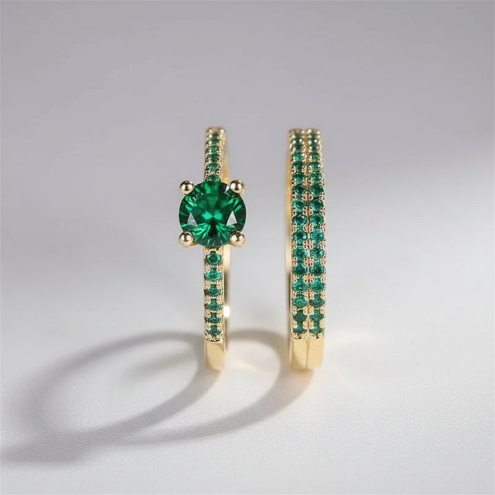 Parure de bijoux Éowyn en émeraude