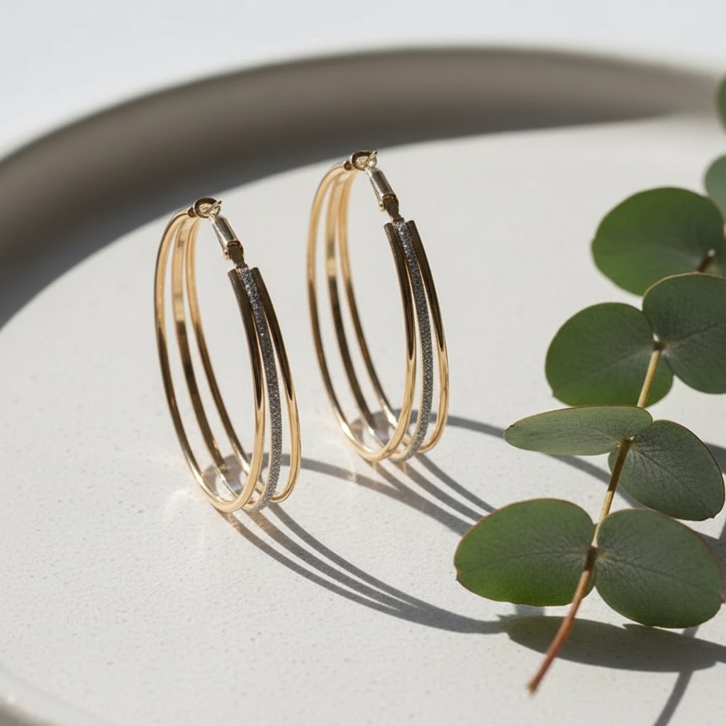 Pendientes dorados Reverie