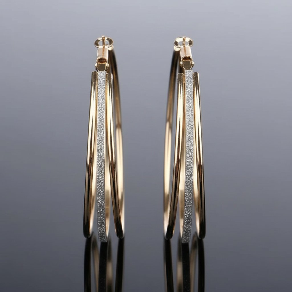 Boucles d’oreilles dorées Rêverie