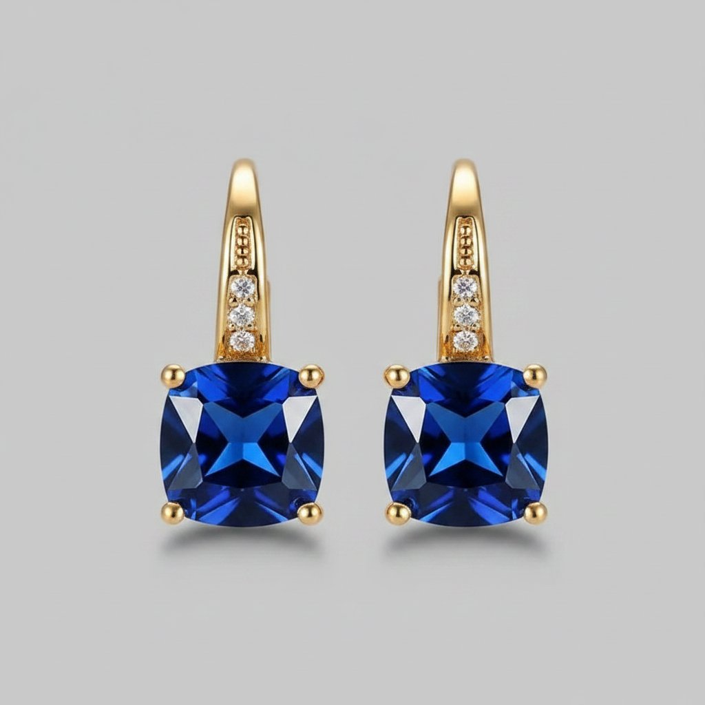 Aurelie Sapphire Earrings