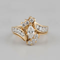 Anillo Ottilie de circonita cúbica