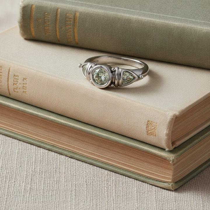 Anillo de cristal Giselle