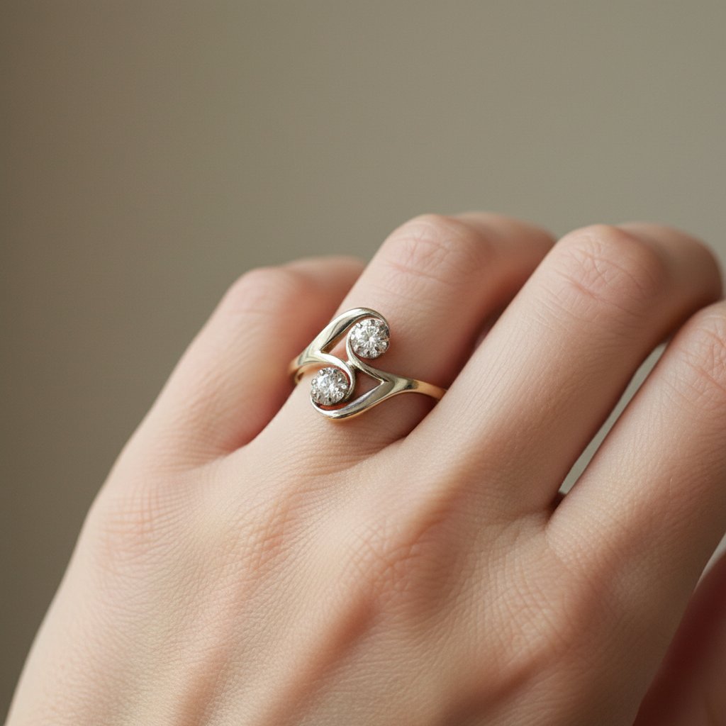 Bague Rhea en zircone