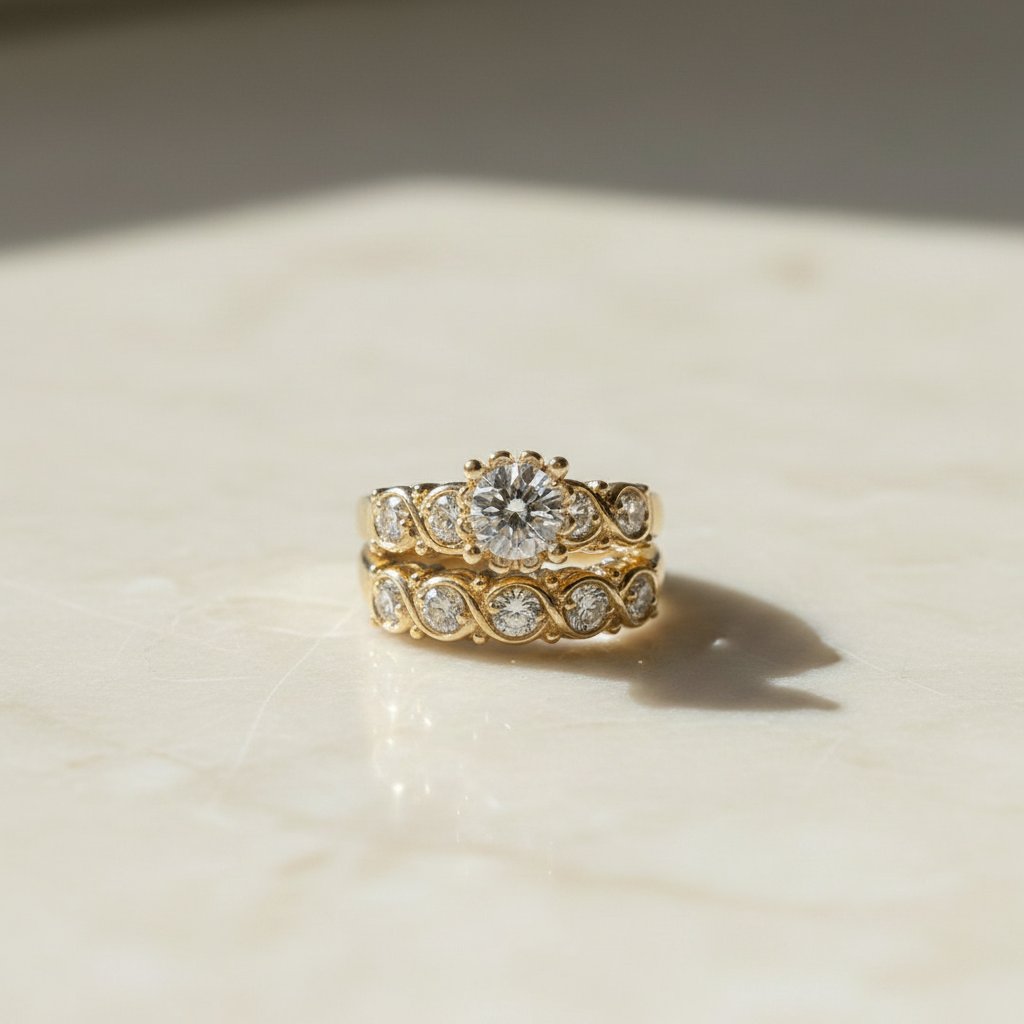 Bague Lucienne dorée