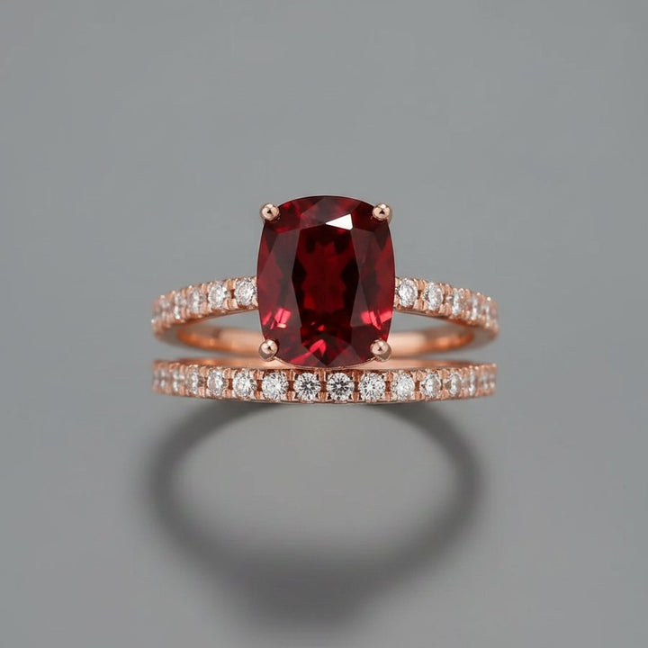 Anillo Aurore de moissanita