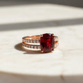Aurore Moissanite Ring
