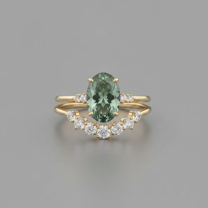 Ensemble de bijoux Maren en moissanite