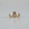 Bague Giada dorée