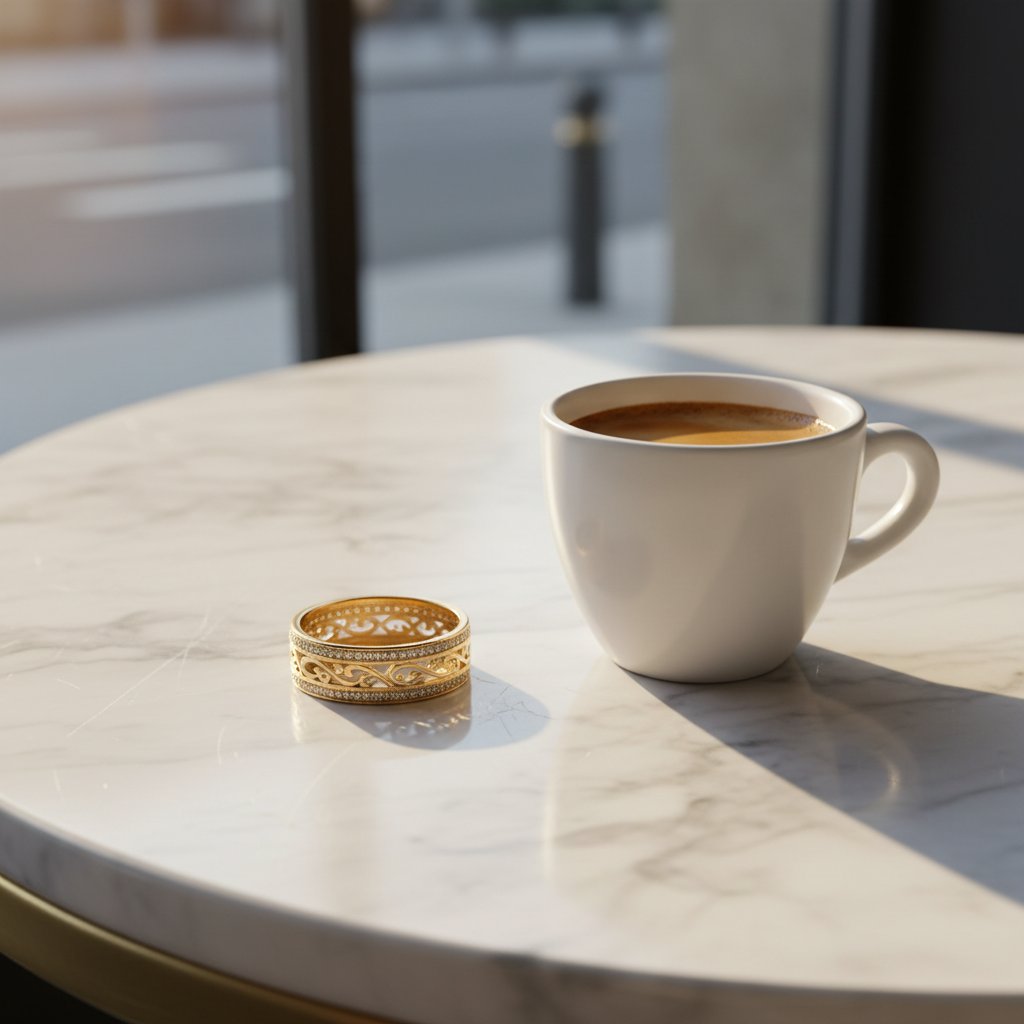 Perle Gold Ring