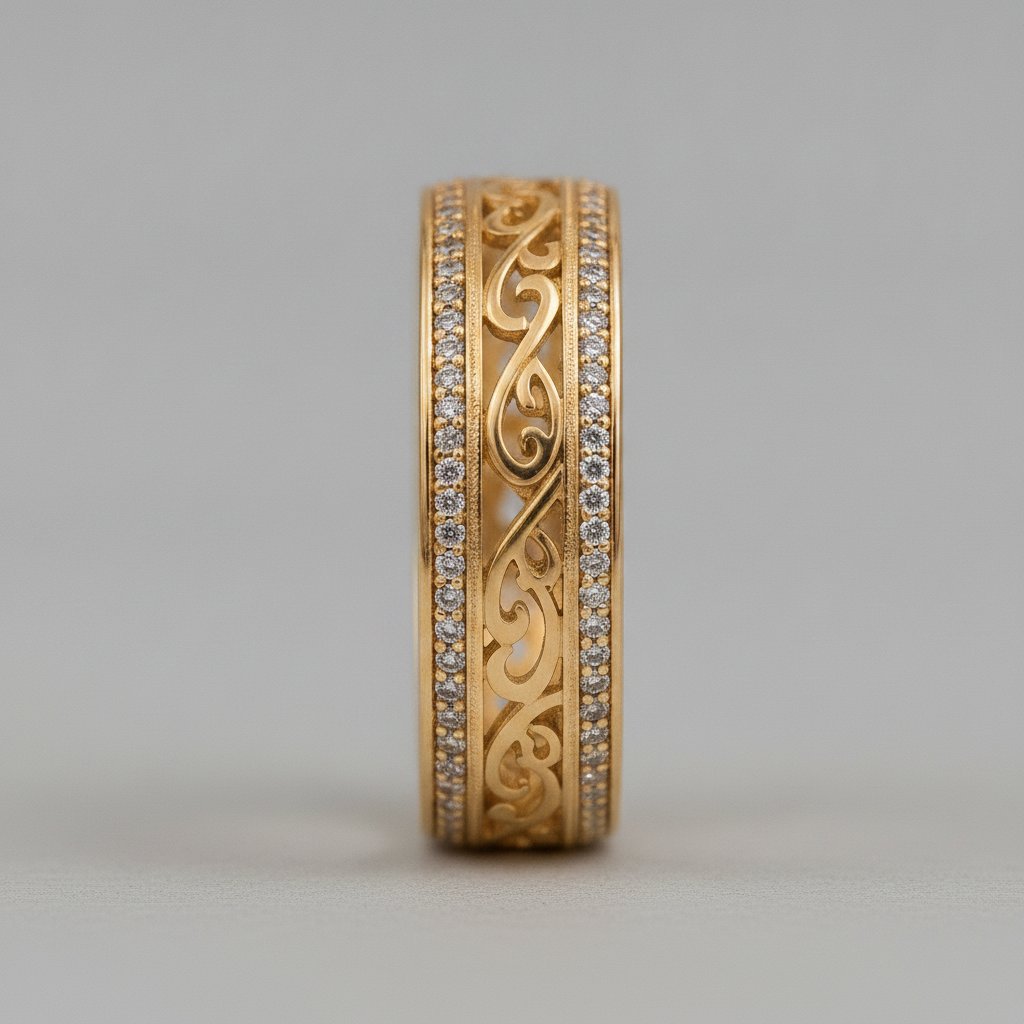 Perle Gold Ring