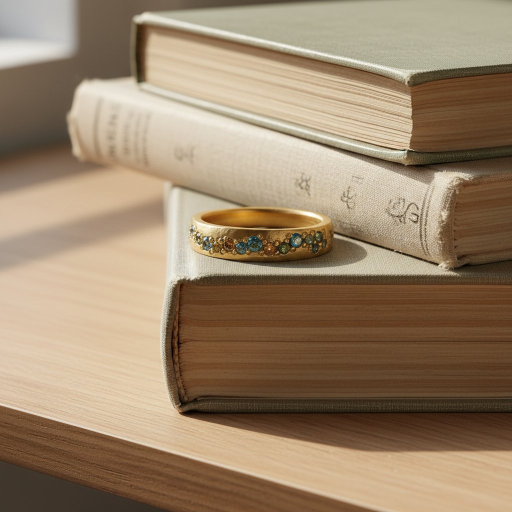 Perle Gold Ring