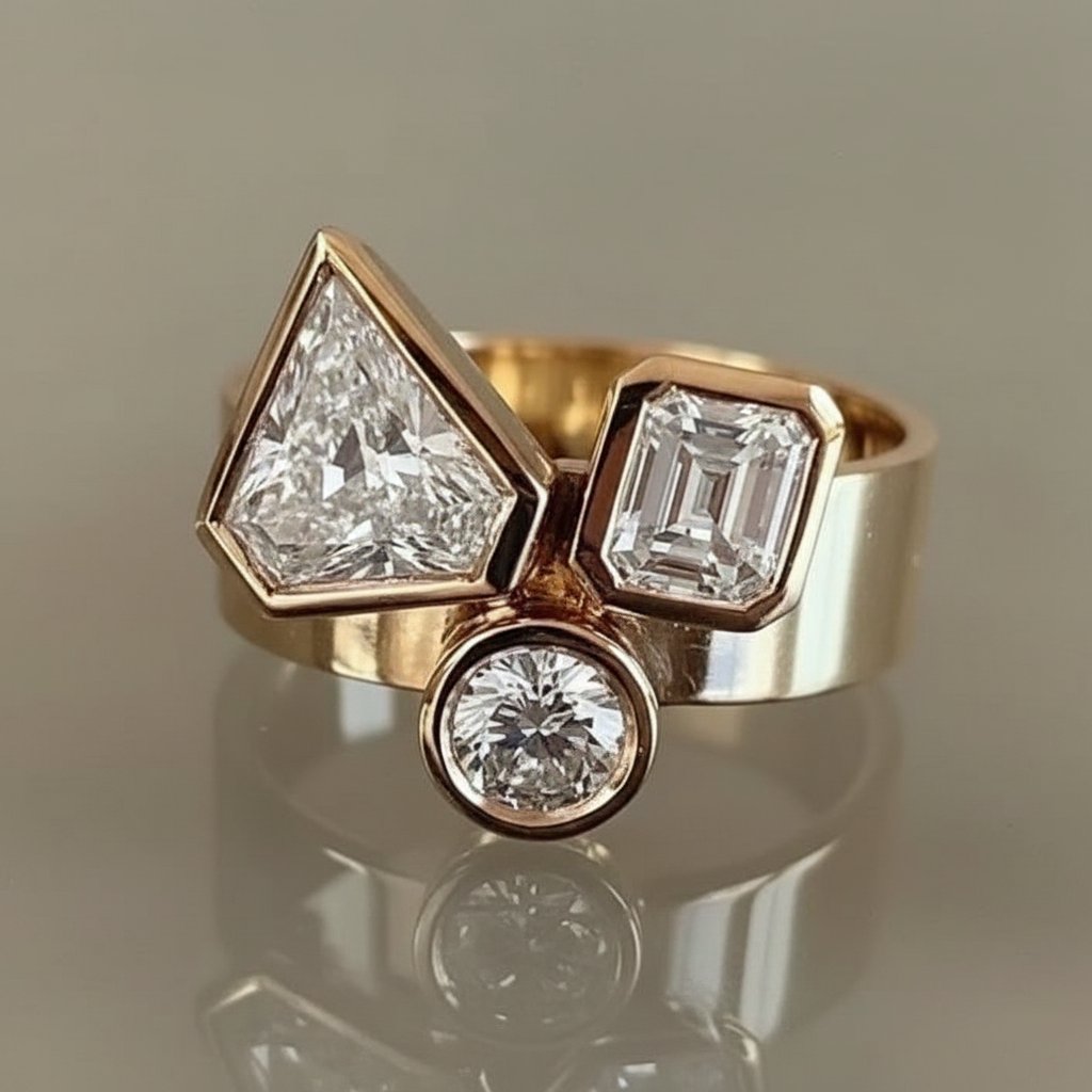Anillo Albane de circonita cúbica