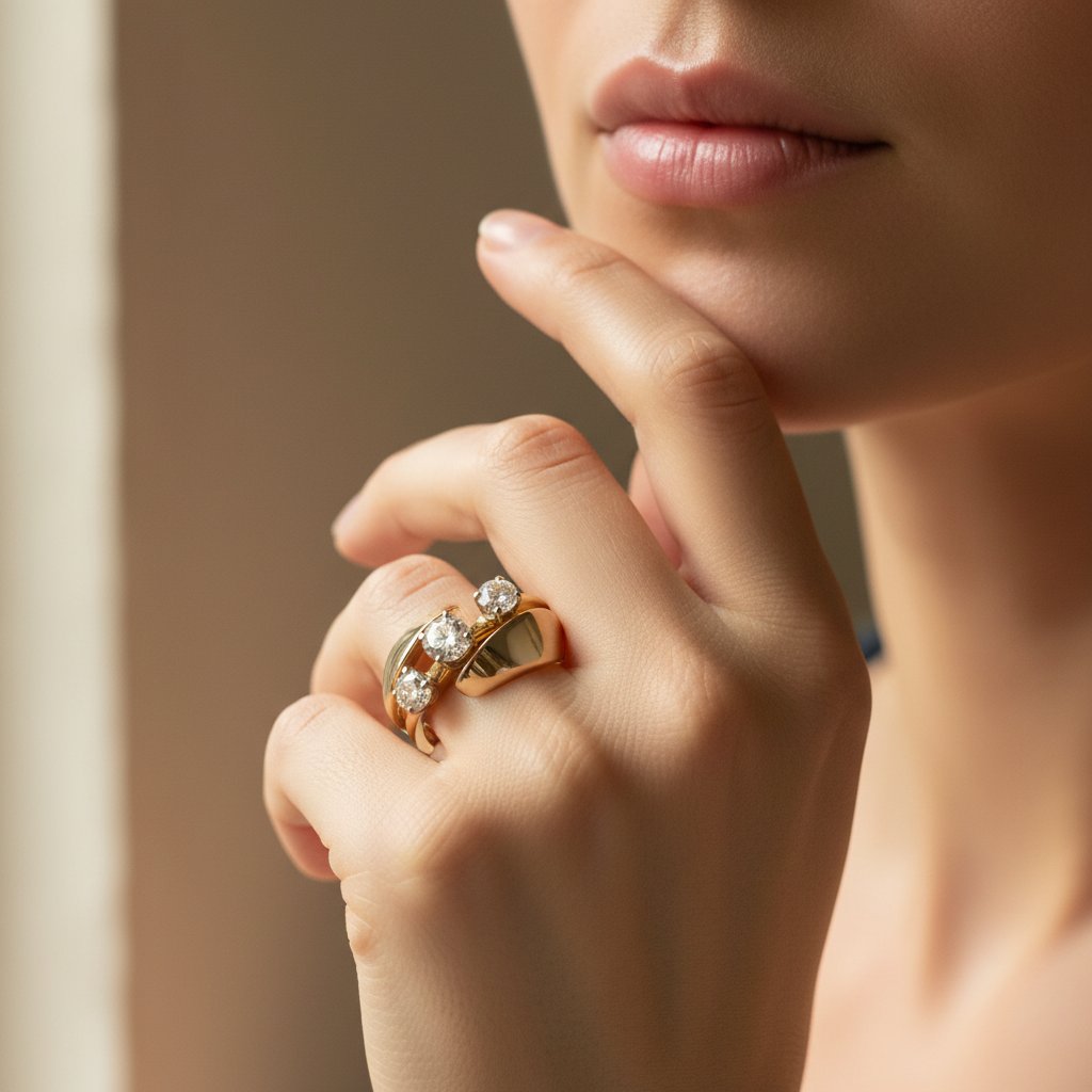 Bague Noor en zircone cubicque