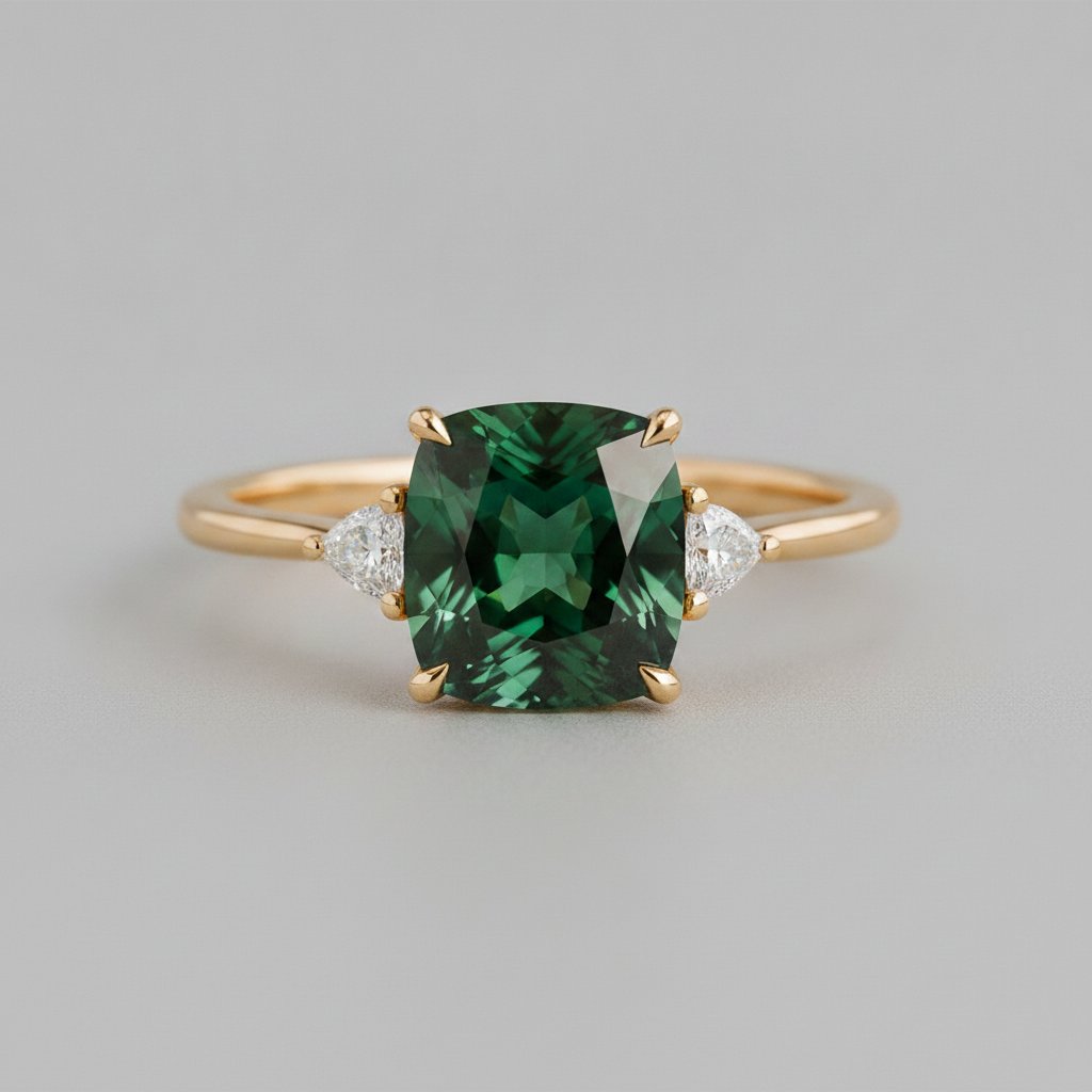 Elise Emerald Ring