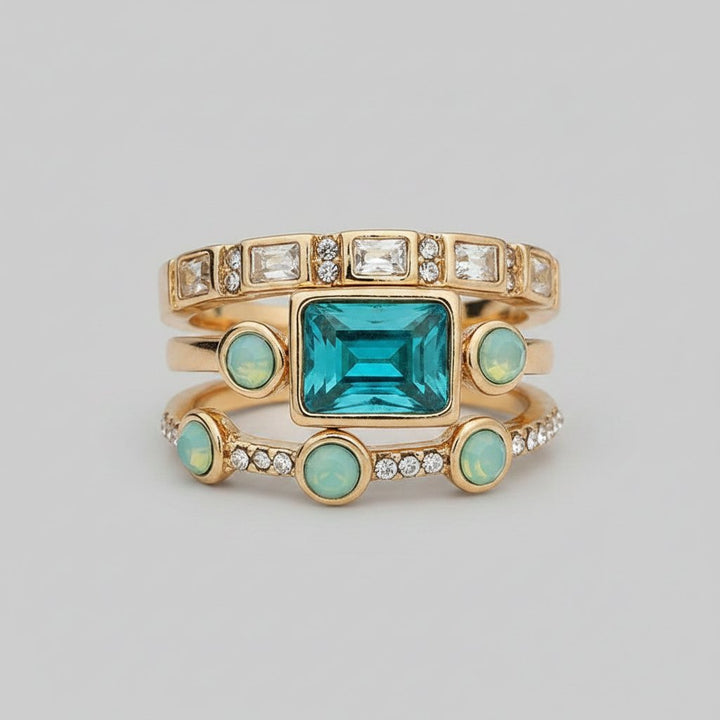Cerise Crystal Ring