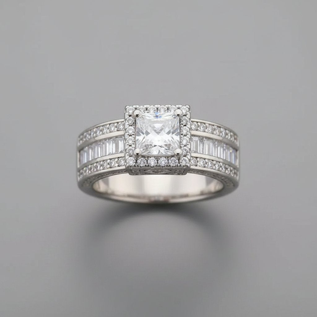 Cerise Zirconia Ring