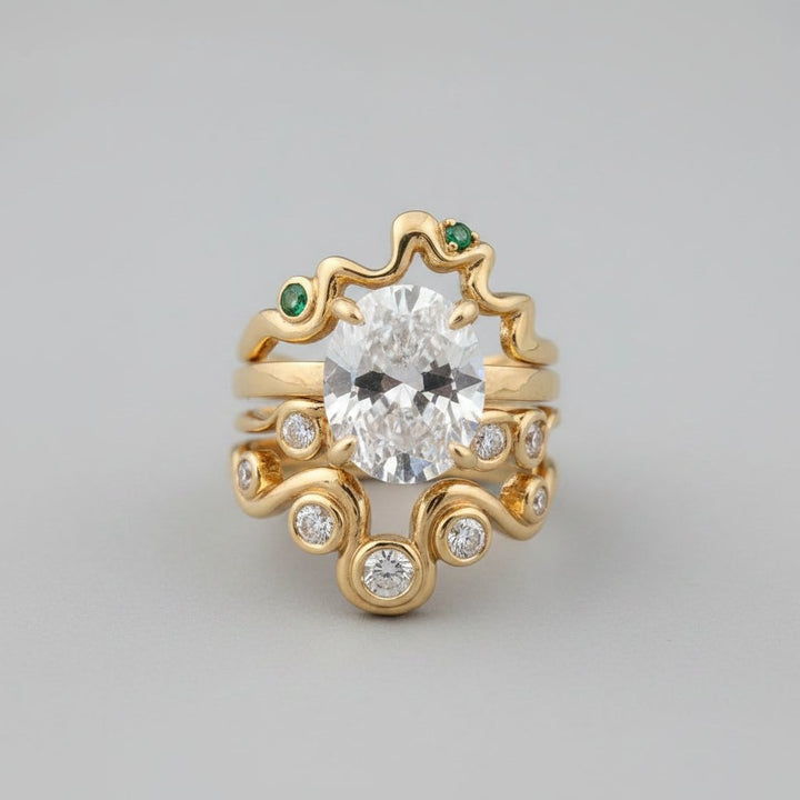 Set di gioielli Maren in zirconia