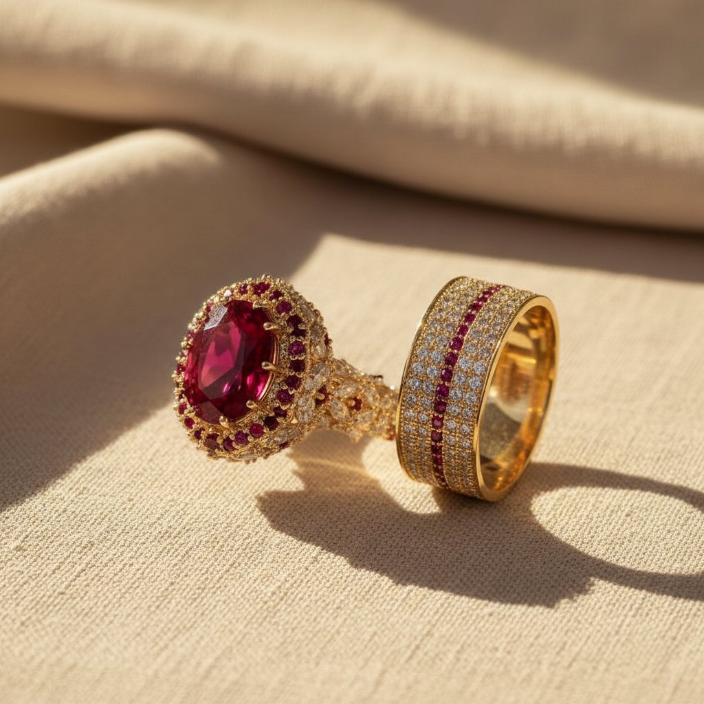 Pia Garnet Ring