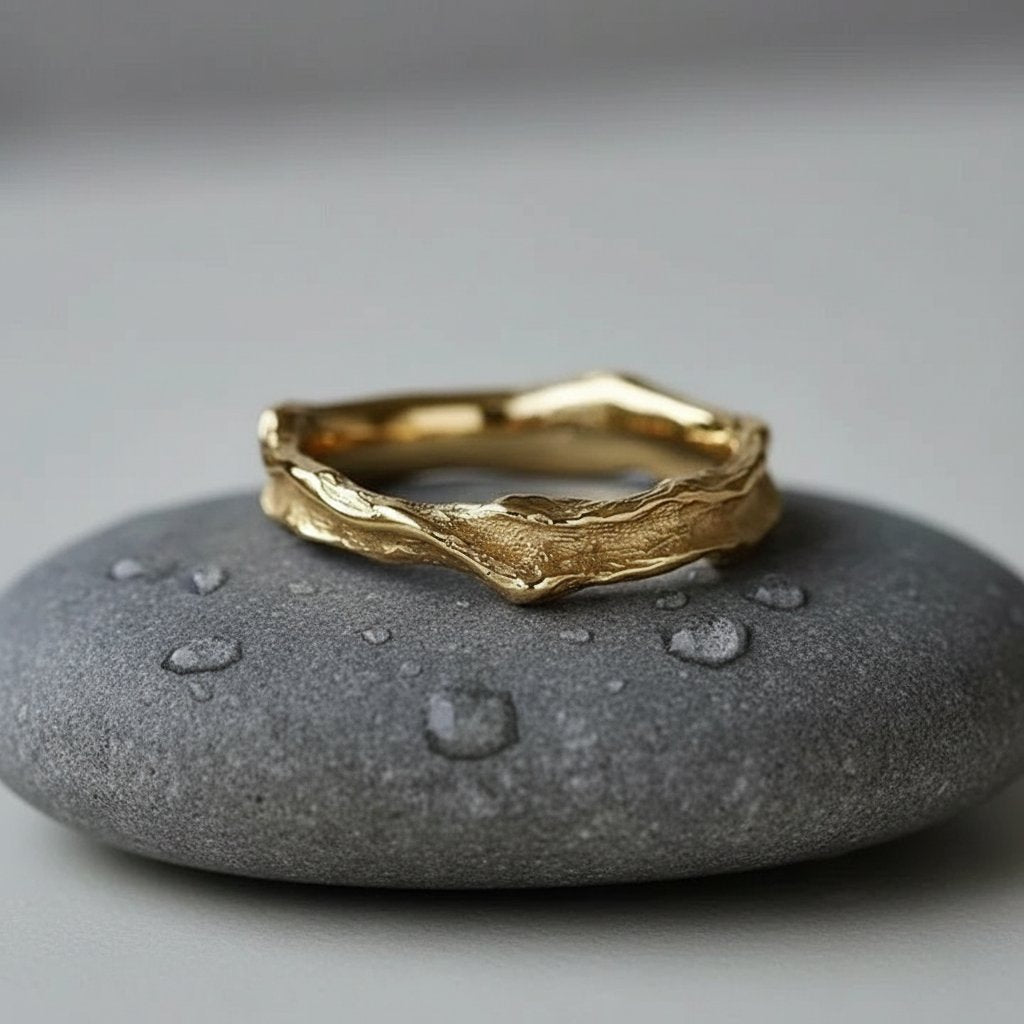 Anello Selene dorato