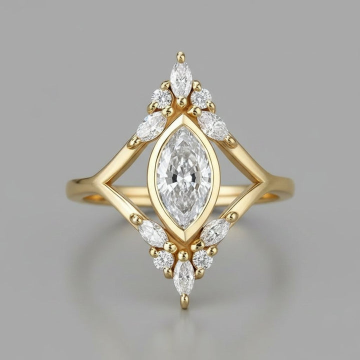 Bague Camille dorée