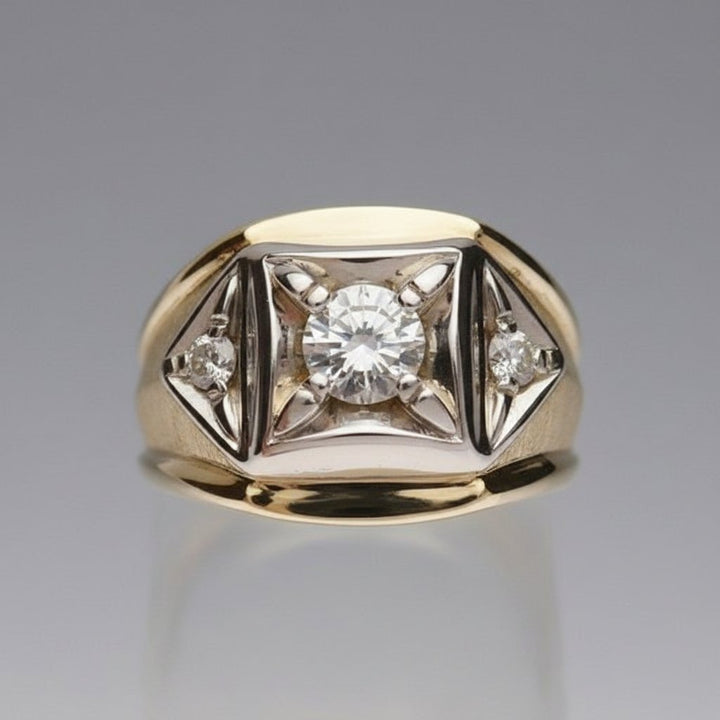 Aurore-ring i zirkonia