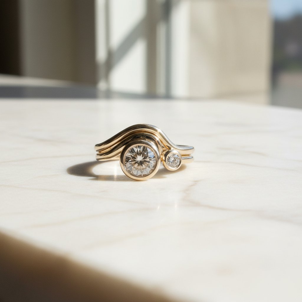 Bague Aurore en zircone