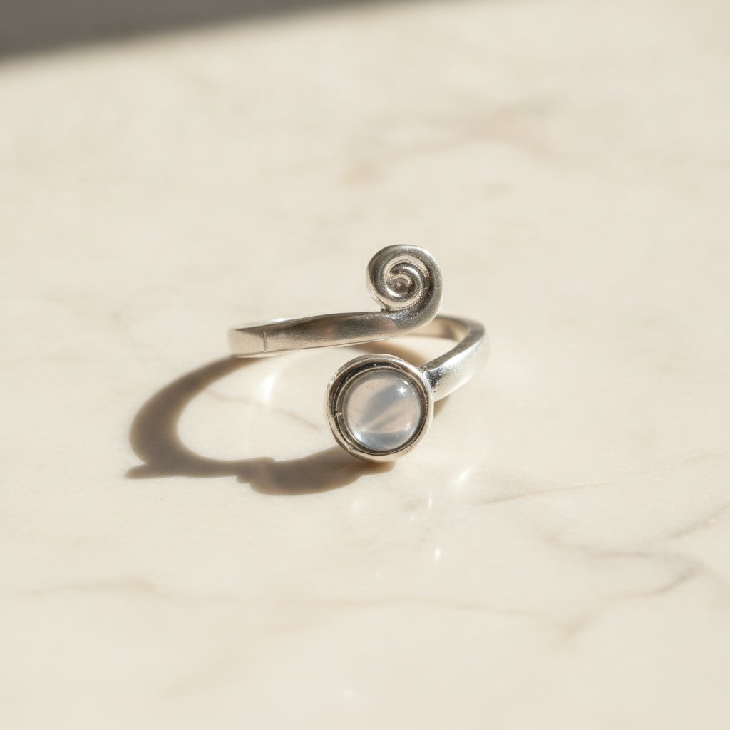 Anello Elise in pietra di luna
