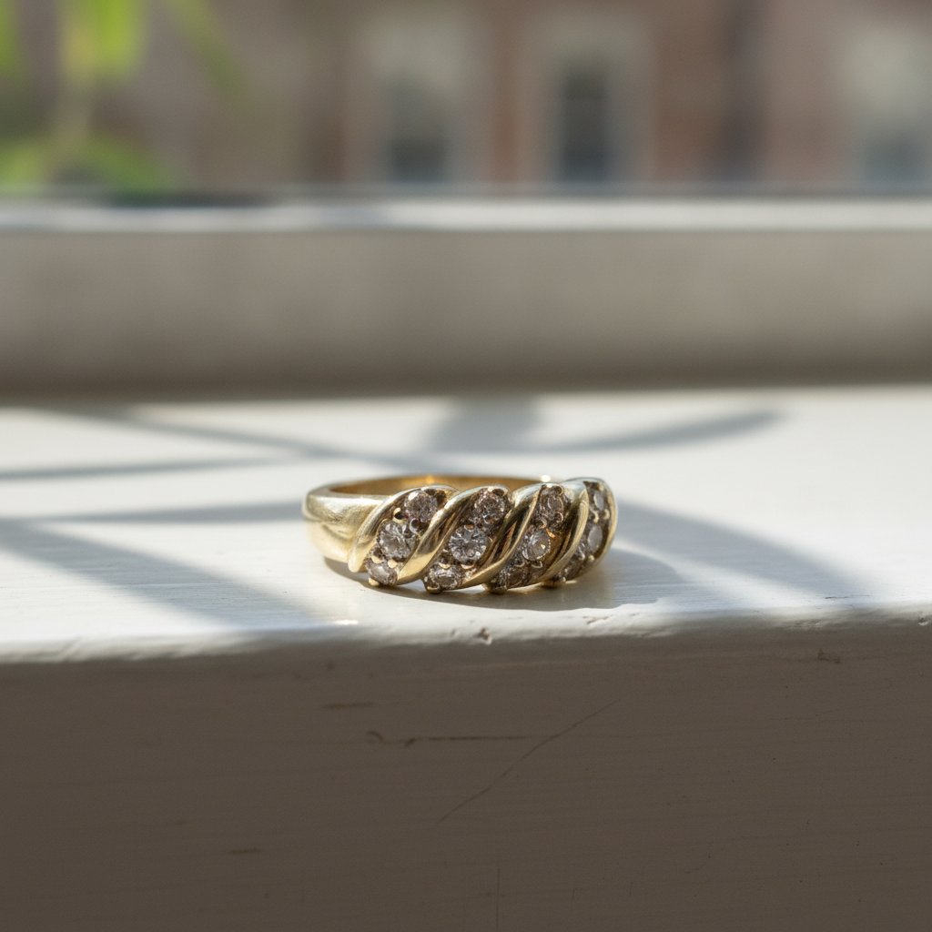 Anello Ambre Gold