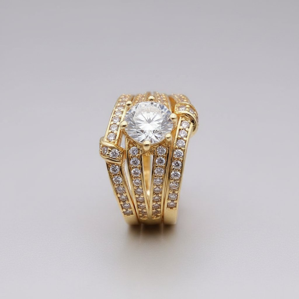 Ambre Gold Ring