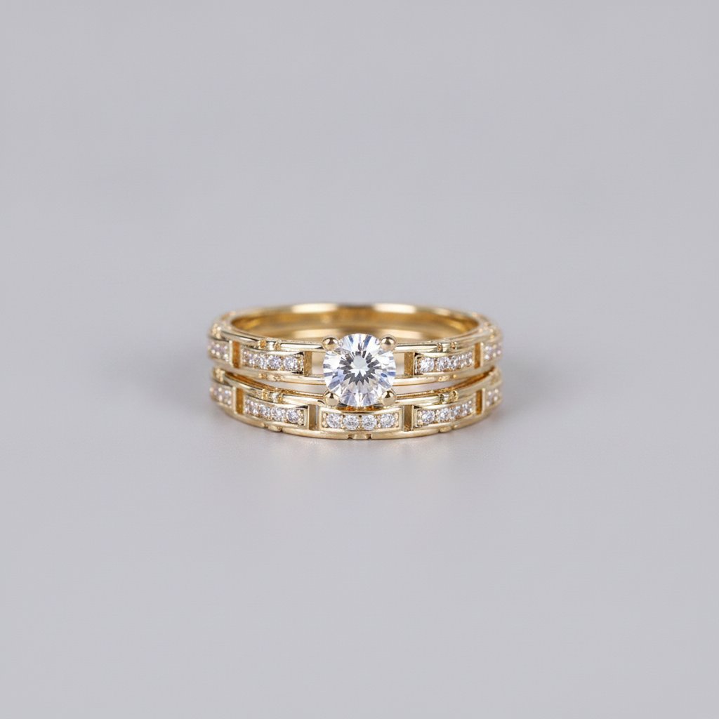 Ensemble de bijoux dorés Célestine