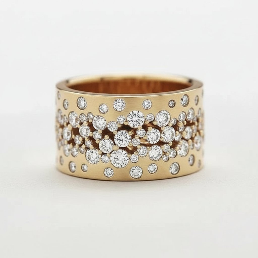 Anello Celestine dorato