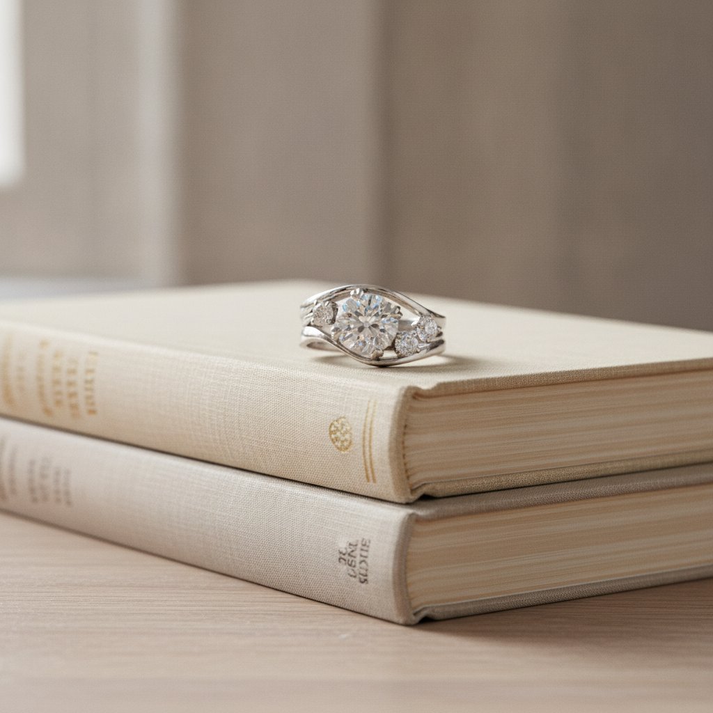 Anillo de diamantes Ursule