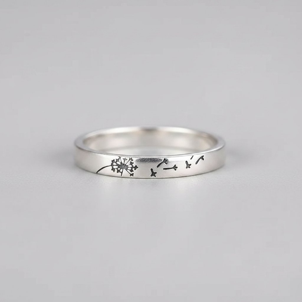 Xanthe-sølvfarvet ring
