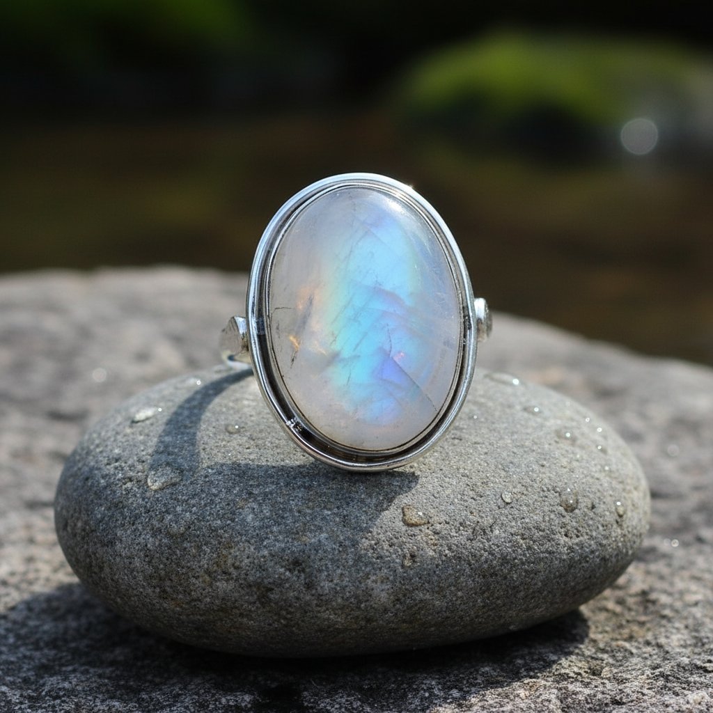 Tindra Moonstone Ring