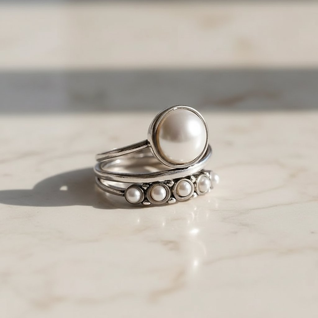 Wisteria Pearl Ring