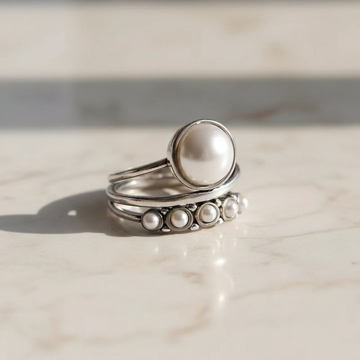 Bague Wisteria en perles