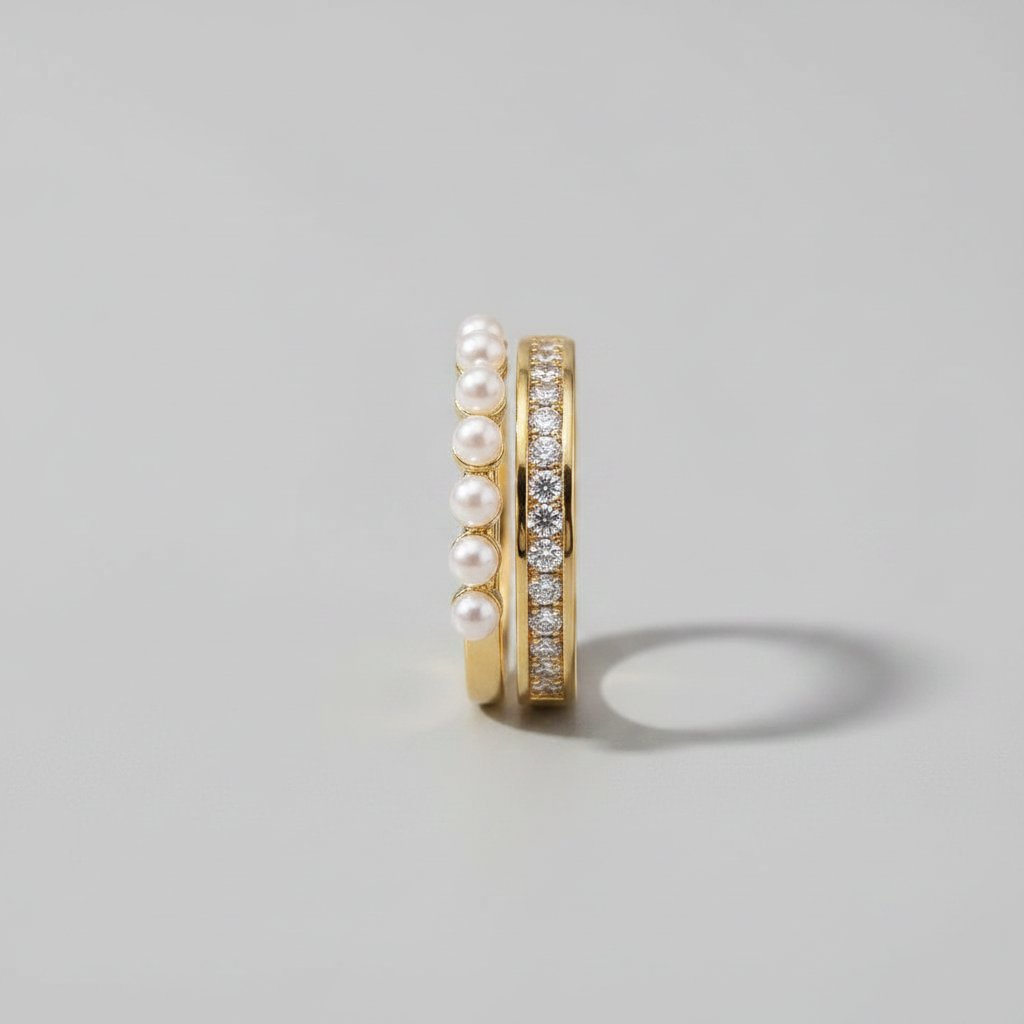 Celestine Pearl Ring
