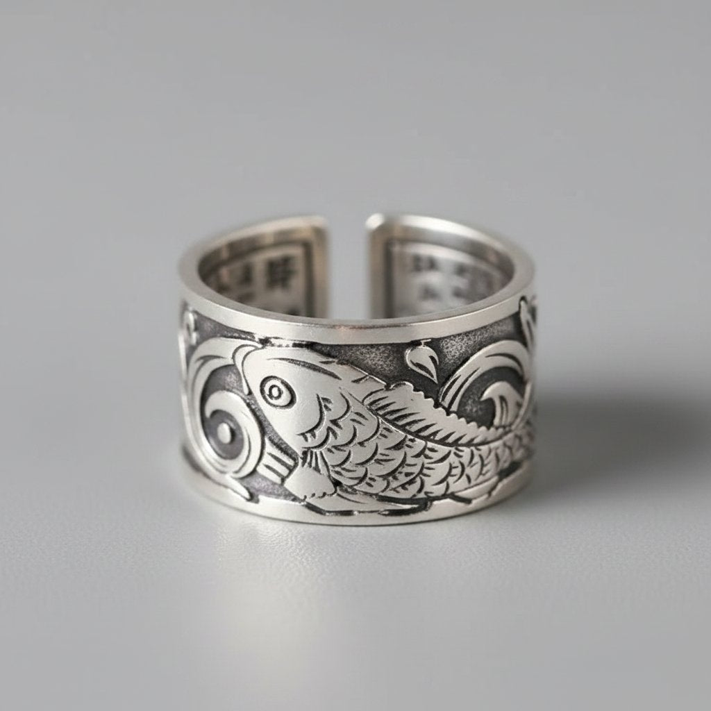 Celestine Silver Ring