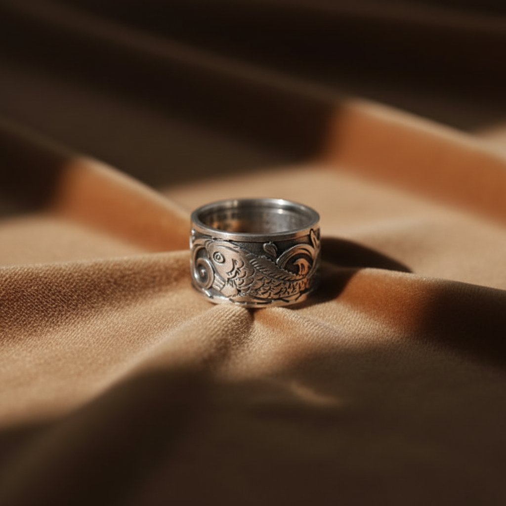 Celestine Silver Ring