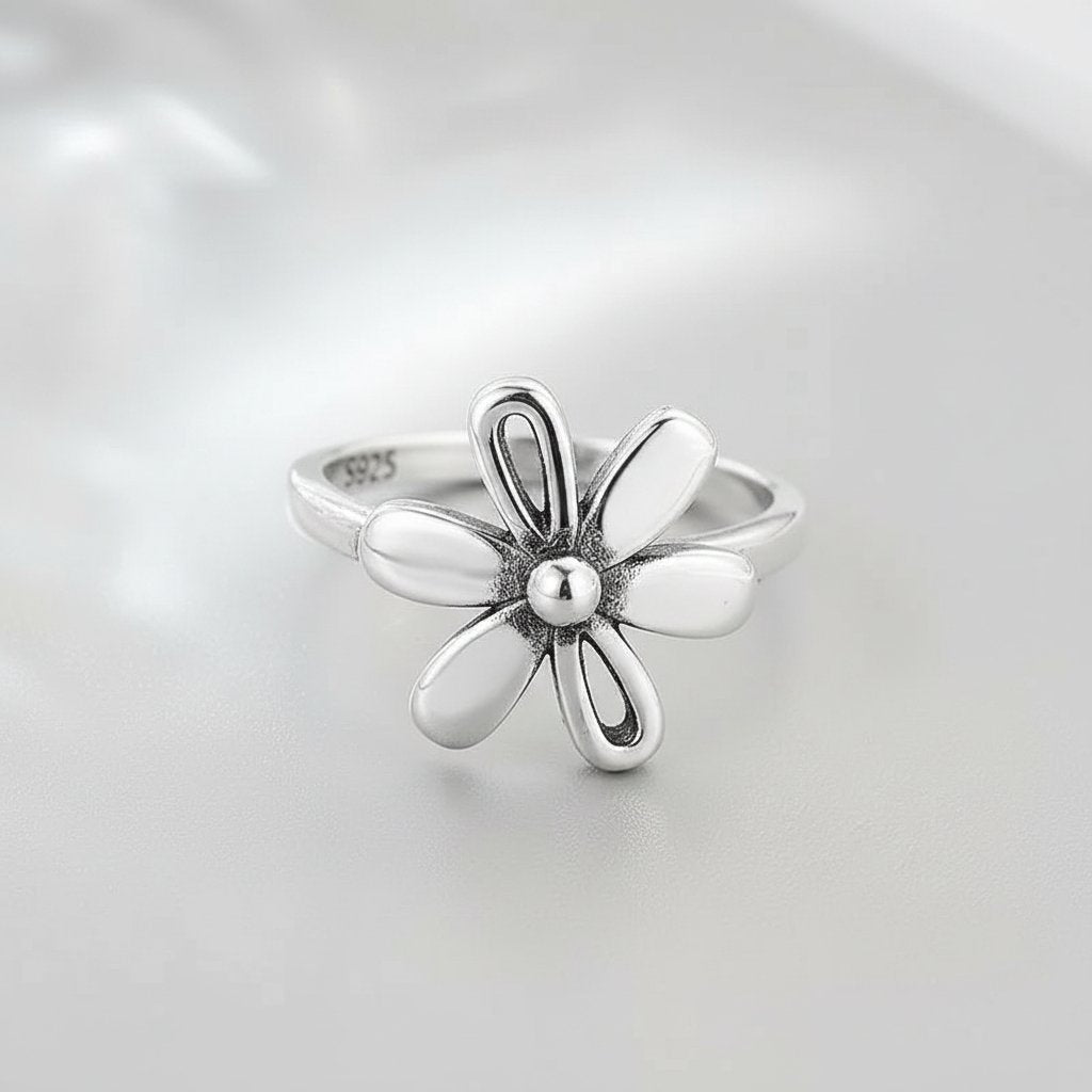 Celestine Silver Ring