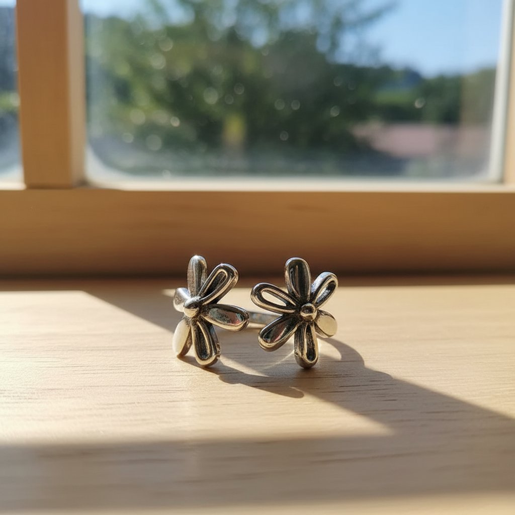 Celestine Silver Ring