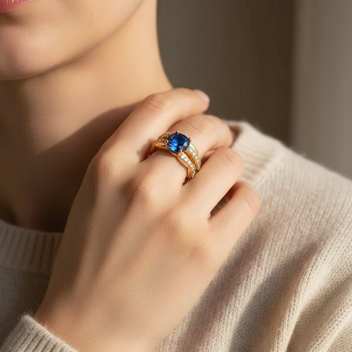 Rhea-Zirkonia-Ring