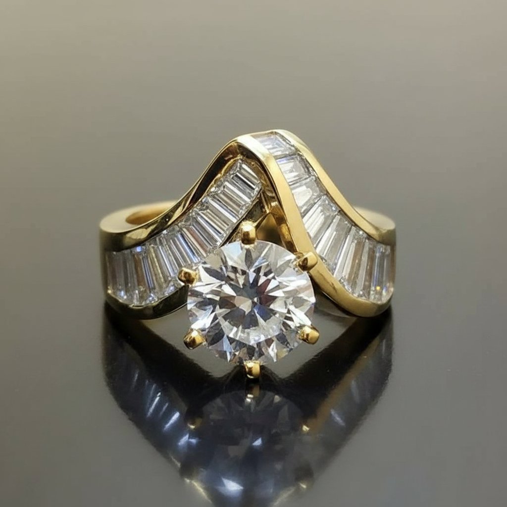 Bague Rhea en zircone