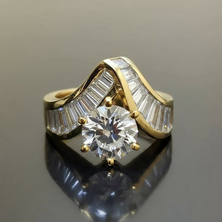 Bague Rhea en zircone