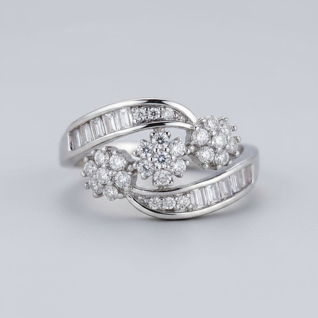 Anello Rhea in zirconia