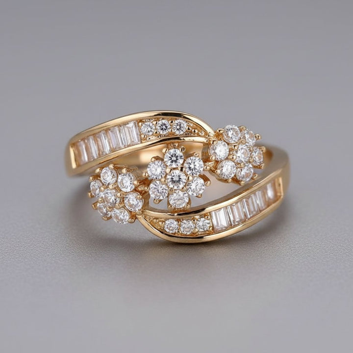 Rhea-ring med zirkonia