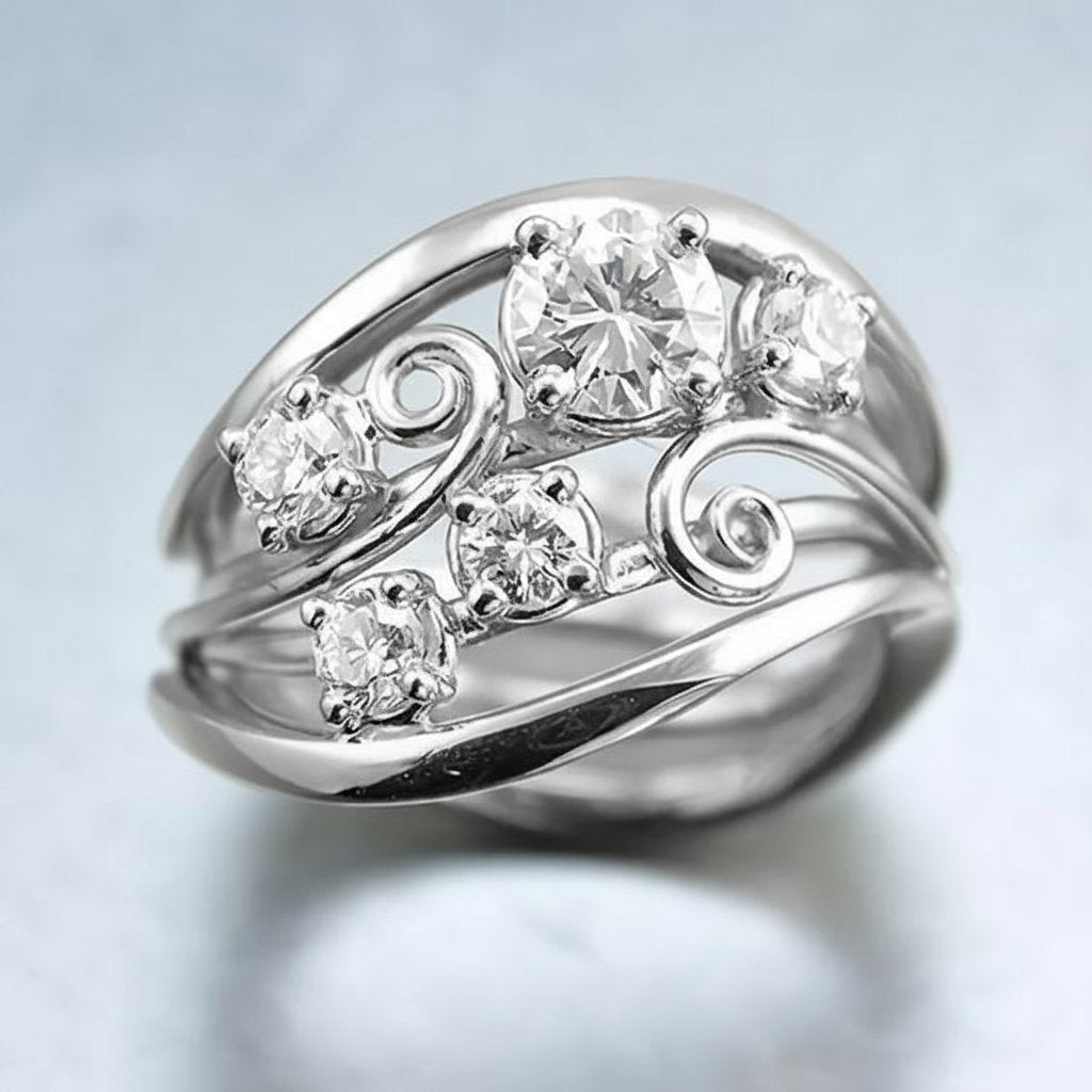 Anello Rhea color argento