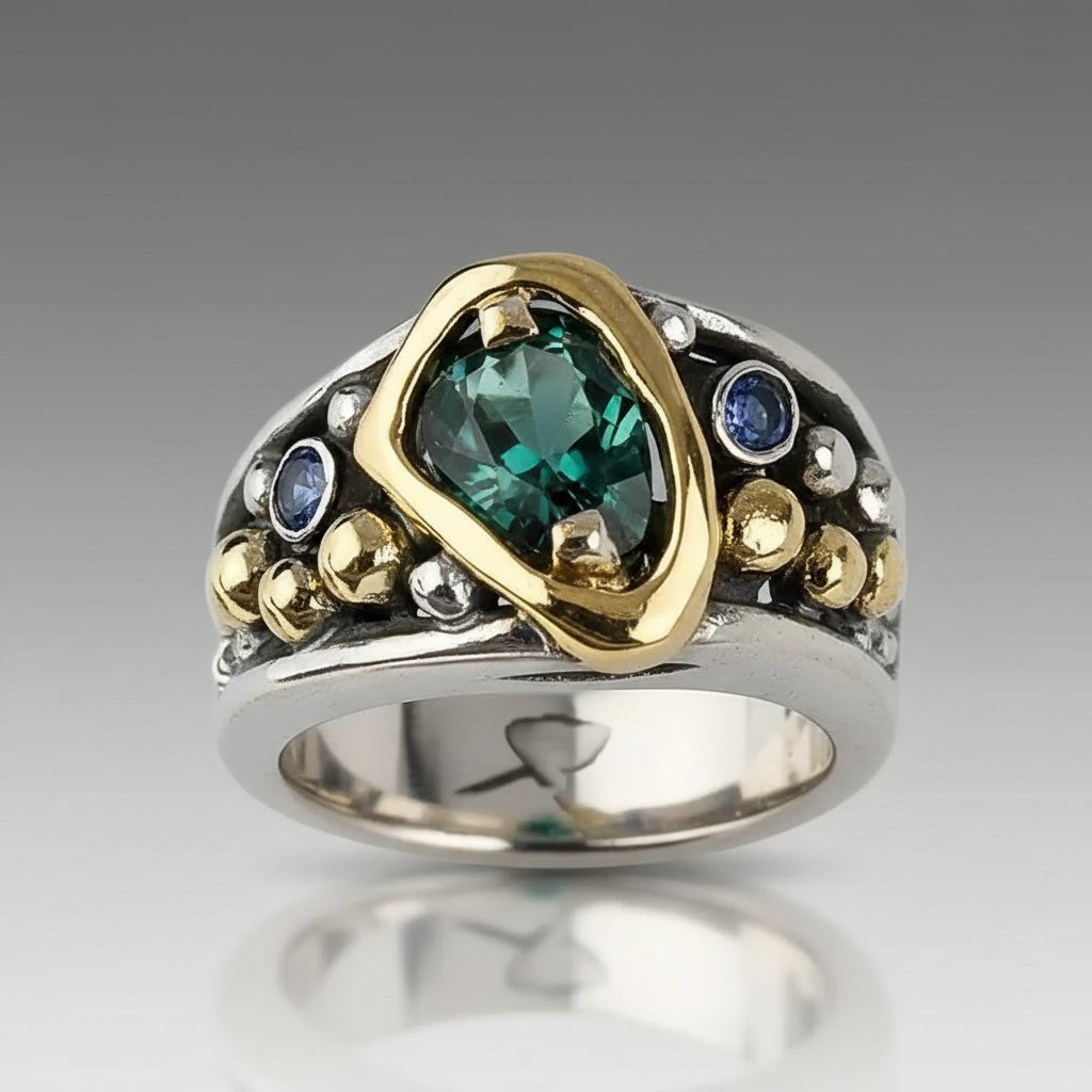 Anello Rhea con cristallo